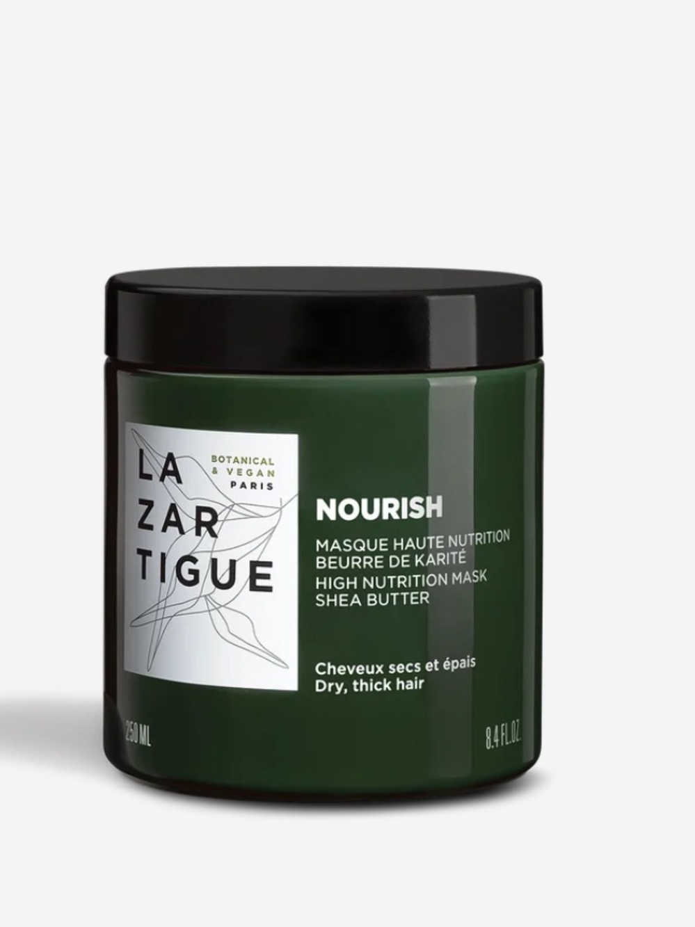 NWT Lazartigue Nourish HIGH NUTRITION HAIR MASK SHEA BUTTER 8.5 Fl Oz
